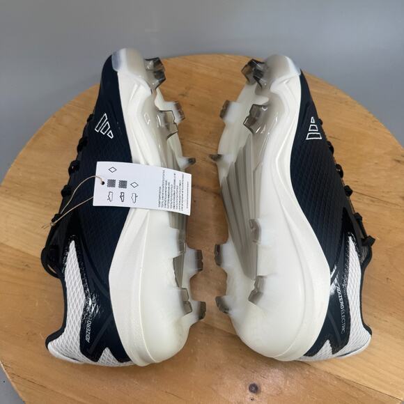Adidas Adizero Electric TPU Men\'s Size 12.5 Black White‎ Baseball Cleats IH3466 main image 9